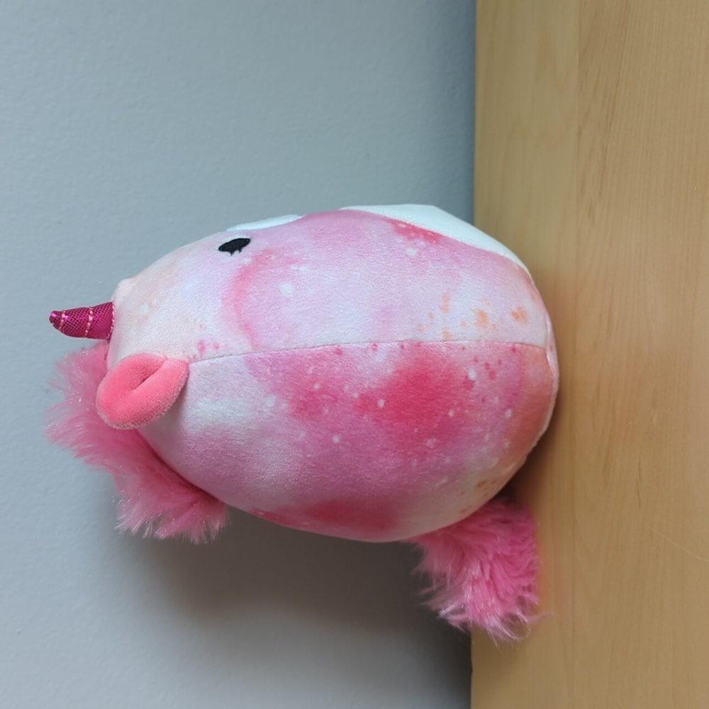 Squishmallows "Fenella" the Tie-Dye Unicorn 5" Plush, EUC - Picture 4 of 8